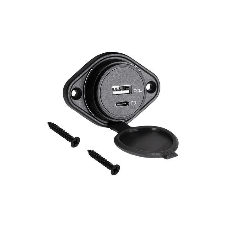 MUFA ALIMENTARE USB / TYPE C QC / PD