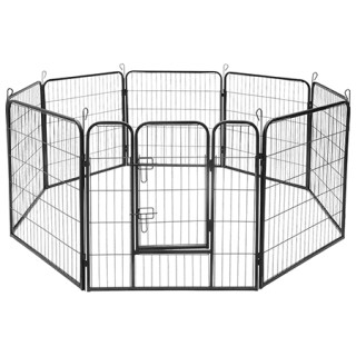 TARC MODULAR PENTRU CAINI 8 PANOURI 80X80 CM REBEL ANIM