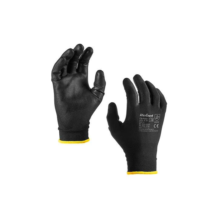 MANUSA LUCRU POLIURETAN MARIME 8 / M SET 12 BUC REBEL