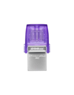 256GB DataTraveler microDuo 3C 200MB/s dual USB-A + USB-C, "DTDUO3CG3/256GB" (timbru verde 0.03 lei)