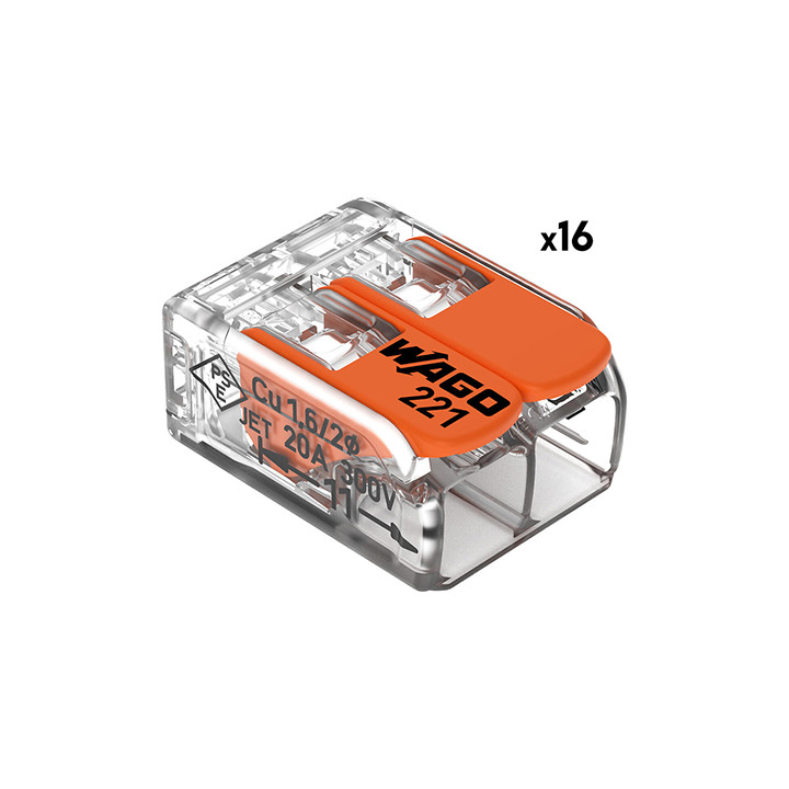 CLEME WAGO SLIM MYF 2X4MM2 SET 16 BUC
