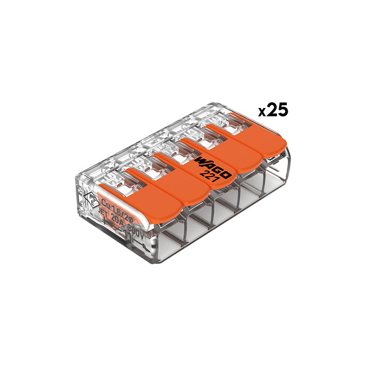 CLEME WAGO SLIM MYF 5X4MM2 SET 25 BUC
