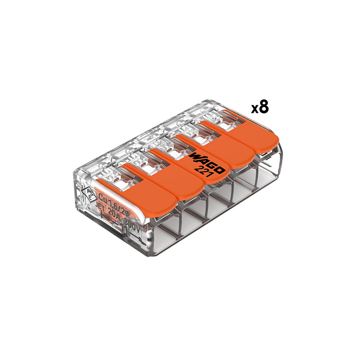CLEME WAGO SLIM MYF 5X4MM2 SET 8 BUC