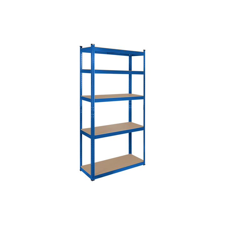 RAFT METALIC 5 POLITE 750K MDF 180X90X40 ALBASTRU REBEL