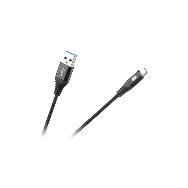 CABLU USB-MICRO USB 0.5 REBEL NEGRU