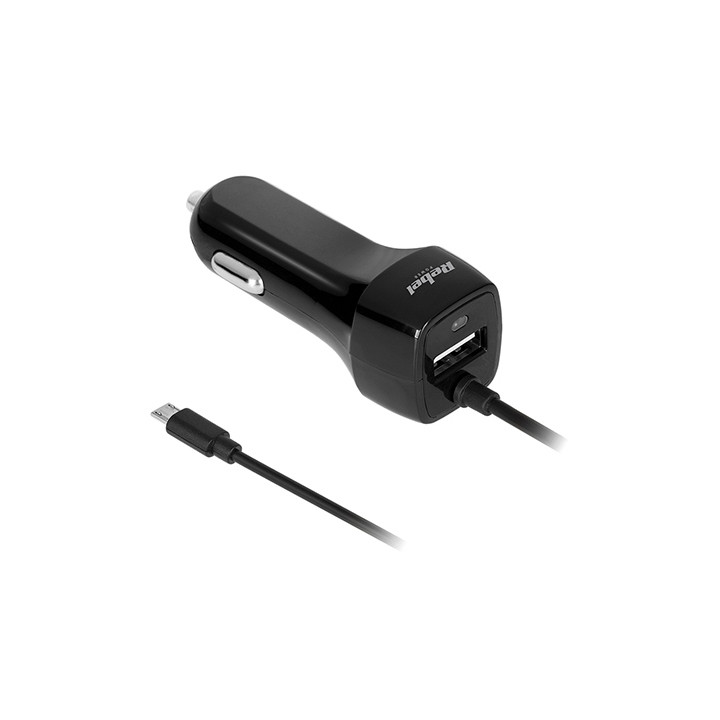 INCARCATOR AUTO MICRO USB 2100MA REBEL