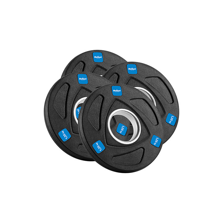 DISC GREUTATE FONTA CAUCIUCATA SET 4 X 1.25 KG REBEL AC