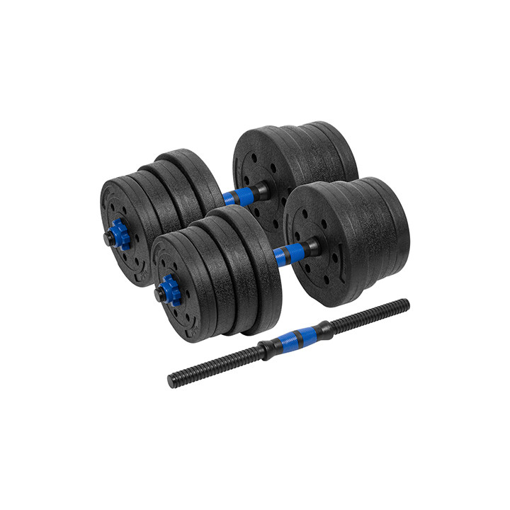 HALTERE REGLABILE CU CONECTOR 2 X 15 KG REBEL ACTIVE
