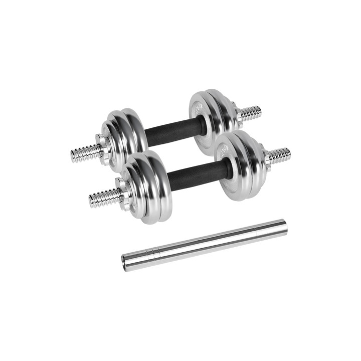 GANTERE REGLABILE CU VALIZA TOTAL 15KG REBEL ACTIVE