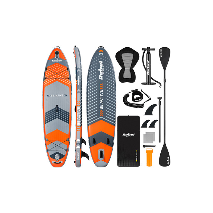 SET PLACA GONFLABILA STAND UP PADDLE SCAUN 335X84X15 CM