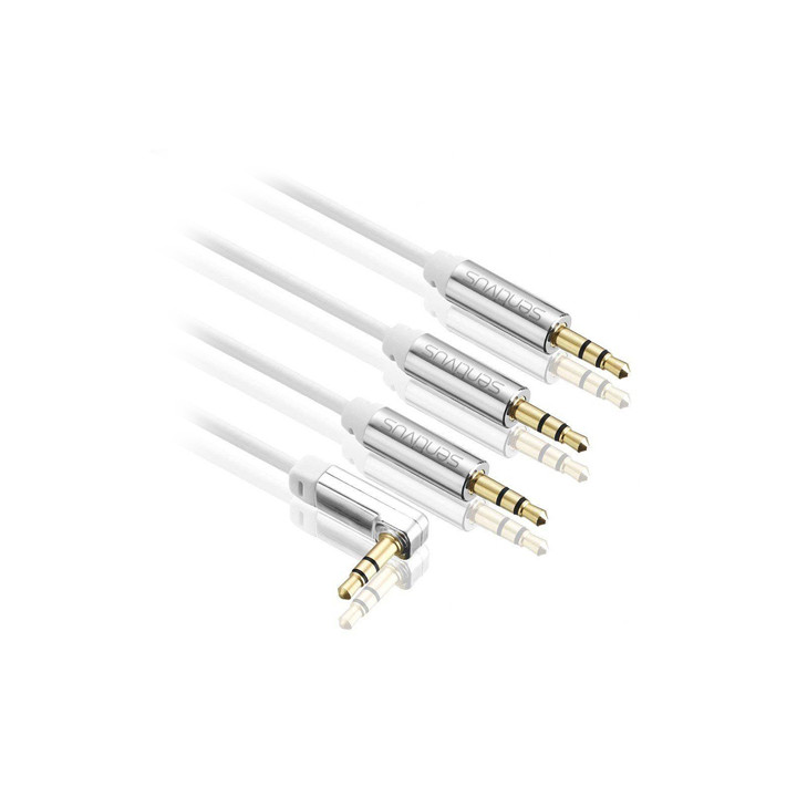 SET 2 CABLU 3.5 TATA - 3.5 TATA 0.5M SENTIVUS