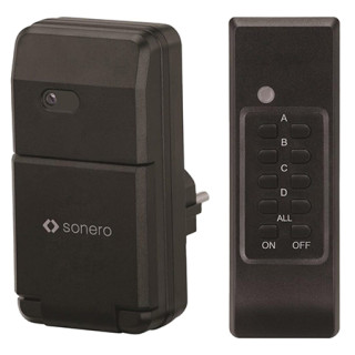 PRIZA PENTRU EXTERIOR CU TELECOMANDA 1100W SONERO