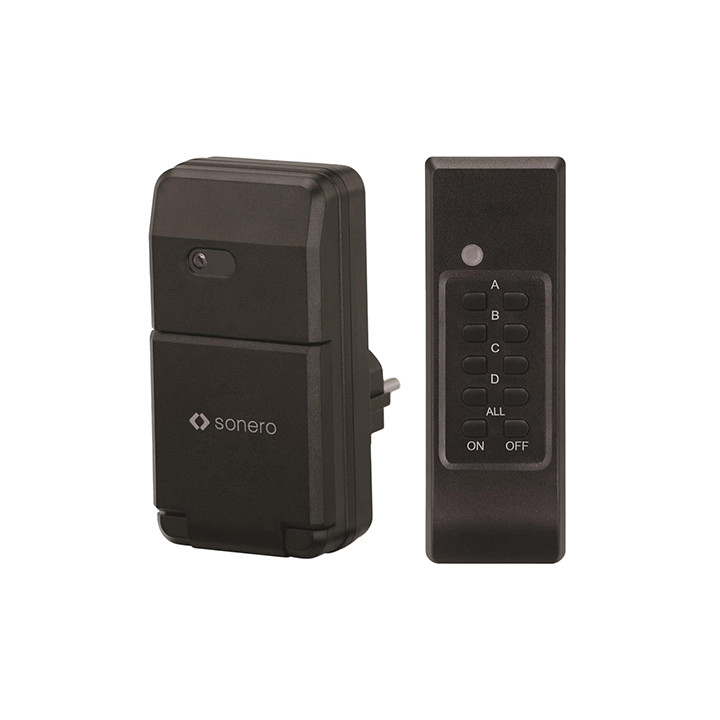 PRIZA PENTRU EXTERIOR CU TELECOMANDA 1100W SONERO