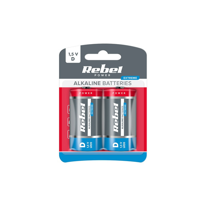 BATERIE SUPERALCALINA EXTREME R20 BLISTER 2 B